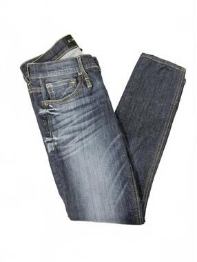 Calvin Rucker Lost in Love Skinny Jeans Women Medium Dark Wash Whiskered Size 26